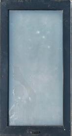 Vast raam van 80x44cm dubbel glas, Doe-het-zelf en Bouw, Raamkozijnen en Schuifdeuren, Ophalen, Gebruikt, Aluminium
