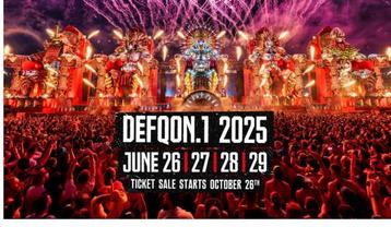 2 Defqon weekend tickets te koop beschikbaar voor biedingen