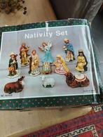 Handgeschilderde kerststalbeeldjes, Ophalen of Verzenden