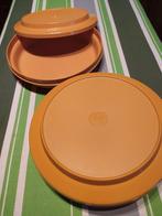 2 stuks bewaardozen van tupperware, Huis en Inrichting, Keuken | Tupperware, Ophalen, Zo goed als nieuw, Geel