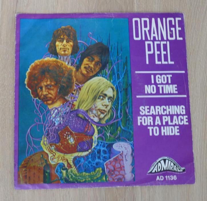 7"  Orange Peel ‎– I Got No Time / Searching For A Place To, Cd's en Dvd's, Vinyl Singles, Gebruikt, Single, Rock en Metal, 7 inch