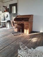 Mooie antieke licht eiken secretaire / buro, Huis en Inrichting, Ophalen
