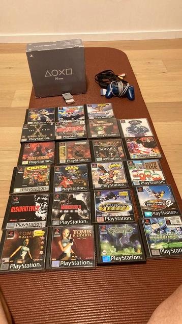 PsOne met games en toebehoren beschikbaar voor biedingen