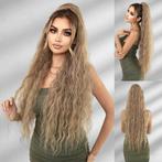 Paardenstaart met wave slagen 80-85 cm lang Mixed Light Blon, Verzenden, Nieuw, Pruik of Haarverlenging