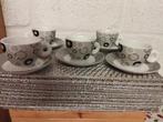 5 koffiekopjes met schoteltjes, Ophalen of Verzenden, Nieuw, Kop(pen) en/of Schotel(s)