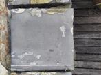 Handgehamerde blauwe steen tegels, Enlèvement, Utilisé, 20 à 40 cm, Carrelage de sol
