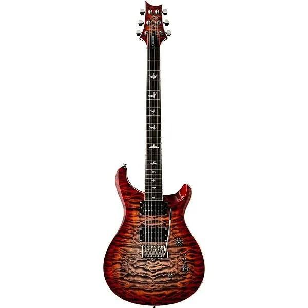 PRS PRS SE Custom 24 08 Quilt Charcoal Cherry Burst 2025, Musique & Instruments, Instruments à corde | Harpes, Comme neuf, Enlèvement ou Envoi