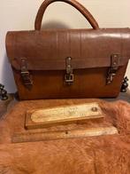 Brocante pennendoosje en meetlat, Antiek en Kunst, Ophalen