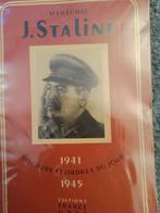 Livre ancien – Maréchal J. Staline, Discours