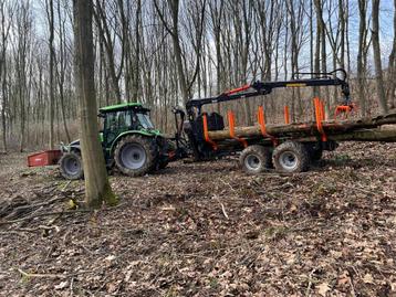 BMF 8 ton bosbouwset voor tractor beschikbaar voor biedingen