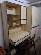 Complete slaapkamer - bed, nachtkastje, bureau & kast, Huis en Inrichting, Kasten | Kleerkasten, Ophalen, Gebruikt, 150 tot 200 cm