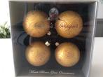 4 gouden kerstballen, Seison’s Designs, Ophalen, Zo goed als nieuw