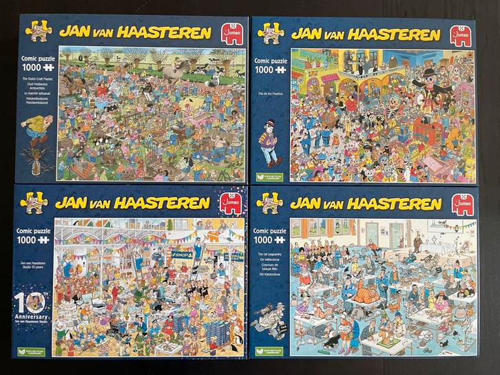 Lot nieuwe puzzels Jan Van Haasteren, Hobby en Vrije tijd, Denksport en Puzzels, Nieuw, Legpuzzel, 500 t/m 1500 stukjes, Ophalen of Verzenden