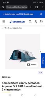 Kampeertent voor 5 personen Arpenaz 5.2 F&B, Caravans en Kamperen, Tenten, Ophalen of Verzenden, Zo goed als nieuw