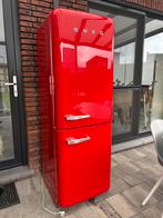 Smeg combi koelkast frigo/diepvries rood gebruikt, Elektronische apparatuur, Koelkasten en IJskasten, Ophalen, Gebruikt, 200 liter of meer