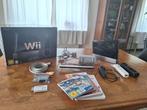 Wii (zwart) + spelletjes + HDMI-adapter, Met 2 controllers, Zo goed als nieuw, Ophalen, Met games