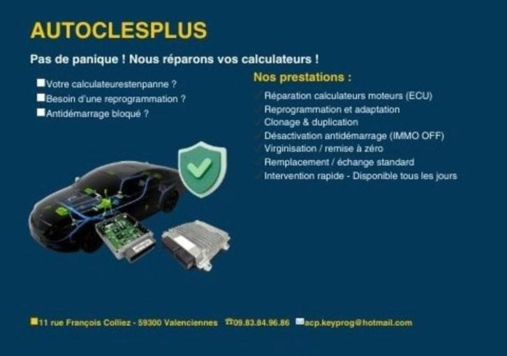 Réparation & Programmation  calculateurs, Auto-onderdelen, Overige Auto-onderdelen, Audi, BMW, Citroën, Fiat, Ford, Jeep, Mini