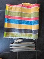 Windscherm strandscherm 5m x 1m35, Caravans en Kamperen, Ophalen, Zo goed als nieuw