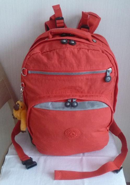 Kipling grote multifunctionele rugzak + aap, Handtassen en Accessoires, Tassen | Rugtassen, Gebruikt, Kipling, 25 tot 40 cm, 30 tot 45 cm