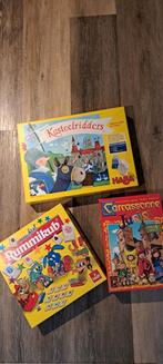 Lot. First rummicub, junior carcassonne, kasteelridders, Boeken, Ophalen