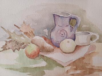 AQUAREL op tekenpapier M.VAN DEN BEMPT beschikbaar voor biedingen
