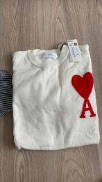 Ami paris, Kleding | Heren, Truien en Vesten, Maat 48/50 (M), Ami Paris, Wit, Nieuw