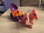 My little pony character met koets (13 cm), Kinderen en Baby's, Speelgoed | My Little Pony, Gebruikt, Ophalen of Verzenden