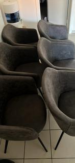 Eetkamerstoelen grijs, Huis en Inrichting, Stoelen, Ophalen, Zo goed als nieuw, Grijs