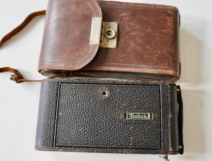 Zeer oude Kodak-camera, Verzamelen, Foto-apparatuur en Filmapparatuur, Fototoestel, Ophalen of Verzenden