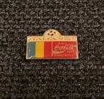 PIN - WORLD CUP FOOTBALL ITALIA '90 - COCA COLA - ROEMENIË, Verzenden, Gebruikt, Sport, Speldje of Pin