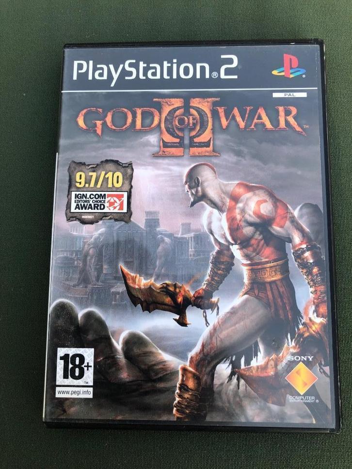 PS2 God of War II, Games en Spelcomputers, Games | Sony PlayStation 2, Zo goed als nieuw, Vechten, 1 speler, Vanaf 18 jaar, Ophalen of Verzenden