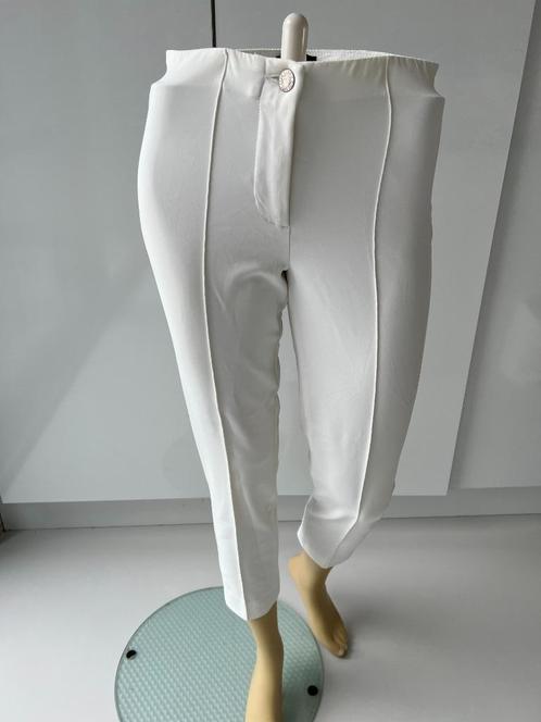 cambio xs, Kleding | Dames, Broeken en Pantalons, Zo goed als nieuw, Maat 34 (XS) of kleiner, Wit, Lang, Ophalen of Verzenden