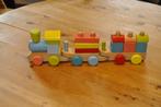 Petit train en bois, Ophalen, Gebruikt, Duw- of Trekspeelgoed