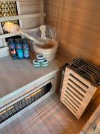 COMBI SAUNA - INFRAROOD EN OPGIETKACHEL, Ophalen of Verzenden, Zo goed als nieuw, Fins of Traditioneel, Complete sauna