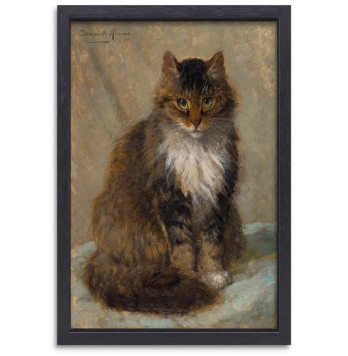 Le Maine Coon - Henriette Ronner-Knip toile + cadre de cuiss, Maison & Meubles, Accessoires pour la Maison | Peintures, Dessins & Photos