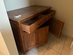 Teakhouten kast met 2 deuren en 2 schuiven, Huis en Inrichting, Ophalen, Zo goed als nieuw