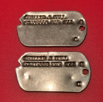 WWII US Dog Tags beschikbaar voor biedingen