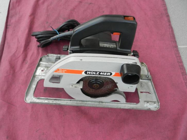 HolzHer 2117 57.1792 168 Cirkelzaagmachine, Doe-het-zelf en Bouw, Gereedschap | Zaagmachines, Zo goed als nieuw, Cirkelzaag, 1200 watt of meer