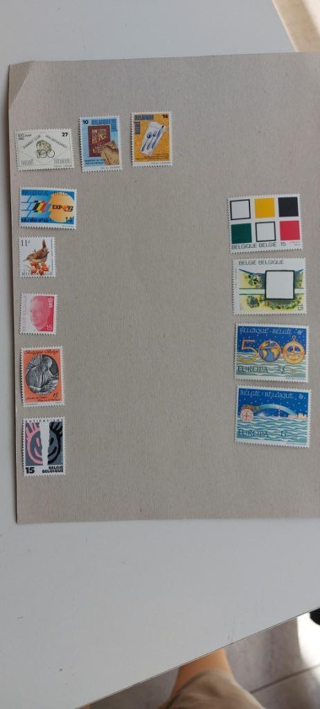 postzegels België 1992, Postzegels en Munten, Postzegels | Europa | België, Postfris, Overig, Overig, Zonder stempel, Postfris
