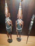 2 guerriers zoulous africains. Guerriers africains + couteau, Enlèvement ou Envoi