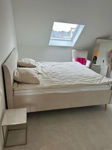 Twee persoons bed compleet met Emma matrassen. Nieuwstaat, Huis en Inrichting, Slaapkamer | Bedden, Ophalen, Zo goed als nieuw