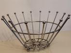 Stevige metalen FRUITMAND, Overige materialen, Gebruikt, Mand, Rond
