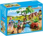 Playmobil - Pony Rijden 6947 (2 sets), Kinderen en Baby's, Speelgoed | Playmobil, Complete set, Zo goed als nieuw, Ophalen