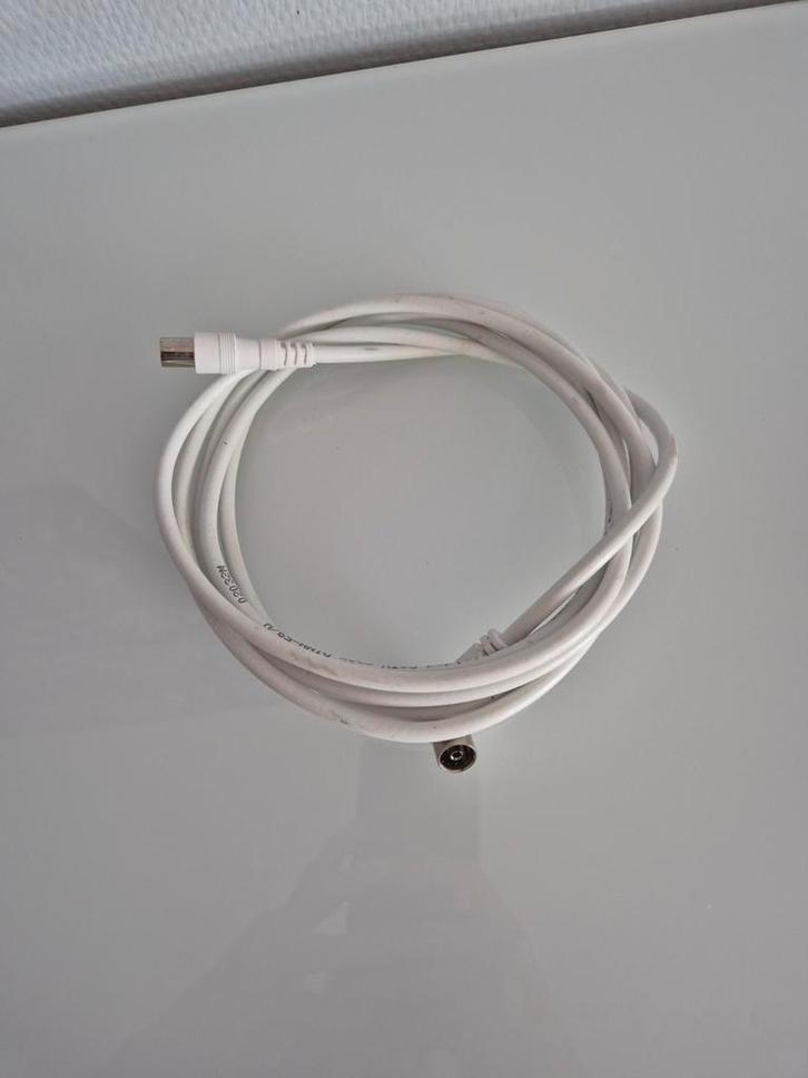 Câble coaxial TV/Internet Telenet – Interkabel – 1,5 m, Computers en Software, Pc- en Netwerkkabels, Zo goed als nieuw, Ophalen of Verzenden