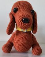 gehaakte hond, Hobby & Loisirs créatifs, Tricot & Crochet, Comme neuf, Enlèvement
