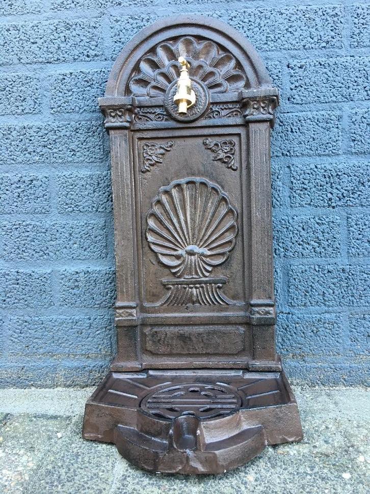 Tuin fontein, gietijzer, bruin, Tuin en Terras, Waterpartijen en Fonteinen, Fontein, Gietijzer, Ophalen of Verzenden