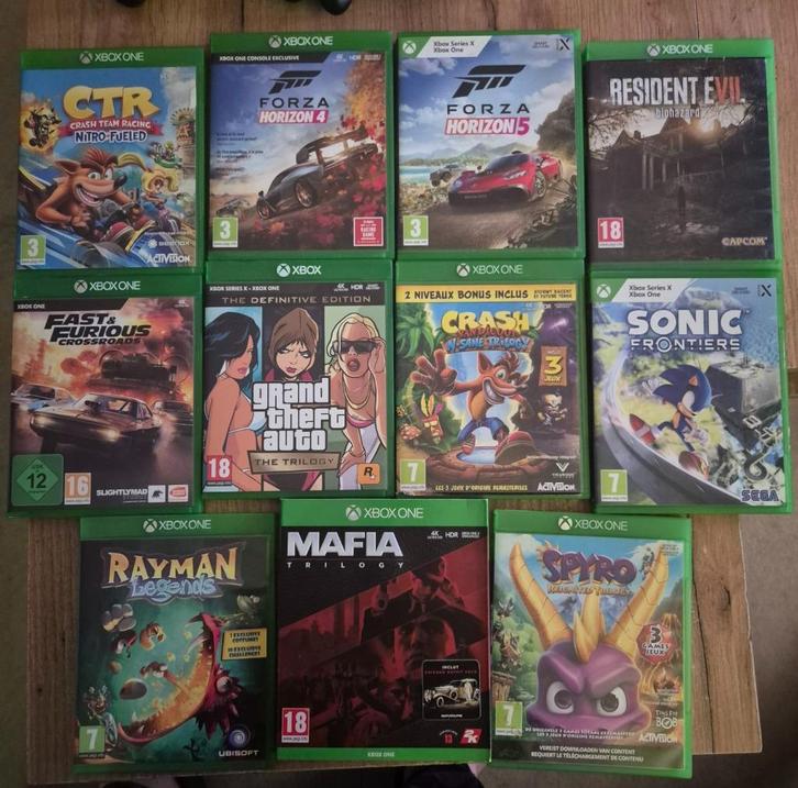 Jeux xbox serie x/s et one, Games en Spelcomputers, Games | Xbox Series X en S, Zo goed als nieuw, Ophalen of Verzenden