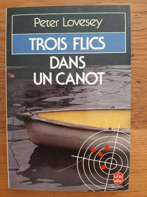 Trois flics dans un canot - Peter Loversey, Boeken, Detectives, Zo goed als nieuw, Ophalen of Verzenden
