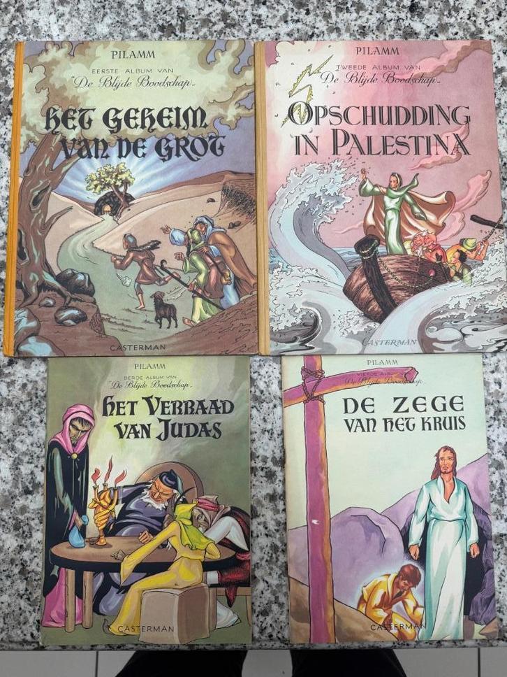 De blijde boodschap door  Lamblot, Pierre (Pilamm), Boeken, Stripverhalen, Zo goed als nieuw, Complete serie of reeks, Ophalen of Verzenden