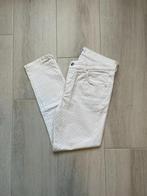 Witte jeansbroek met goudkleurig patroon van Angels (M), Wit, Ophalen of Verzenden, Zo goed als nieuw, W30 - W32 (confectie 38/40)